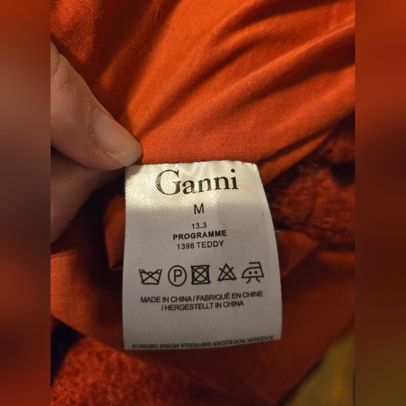 Ganni Red Wool Jacket - Picture 4 of 4